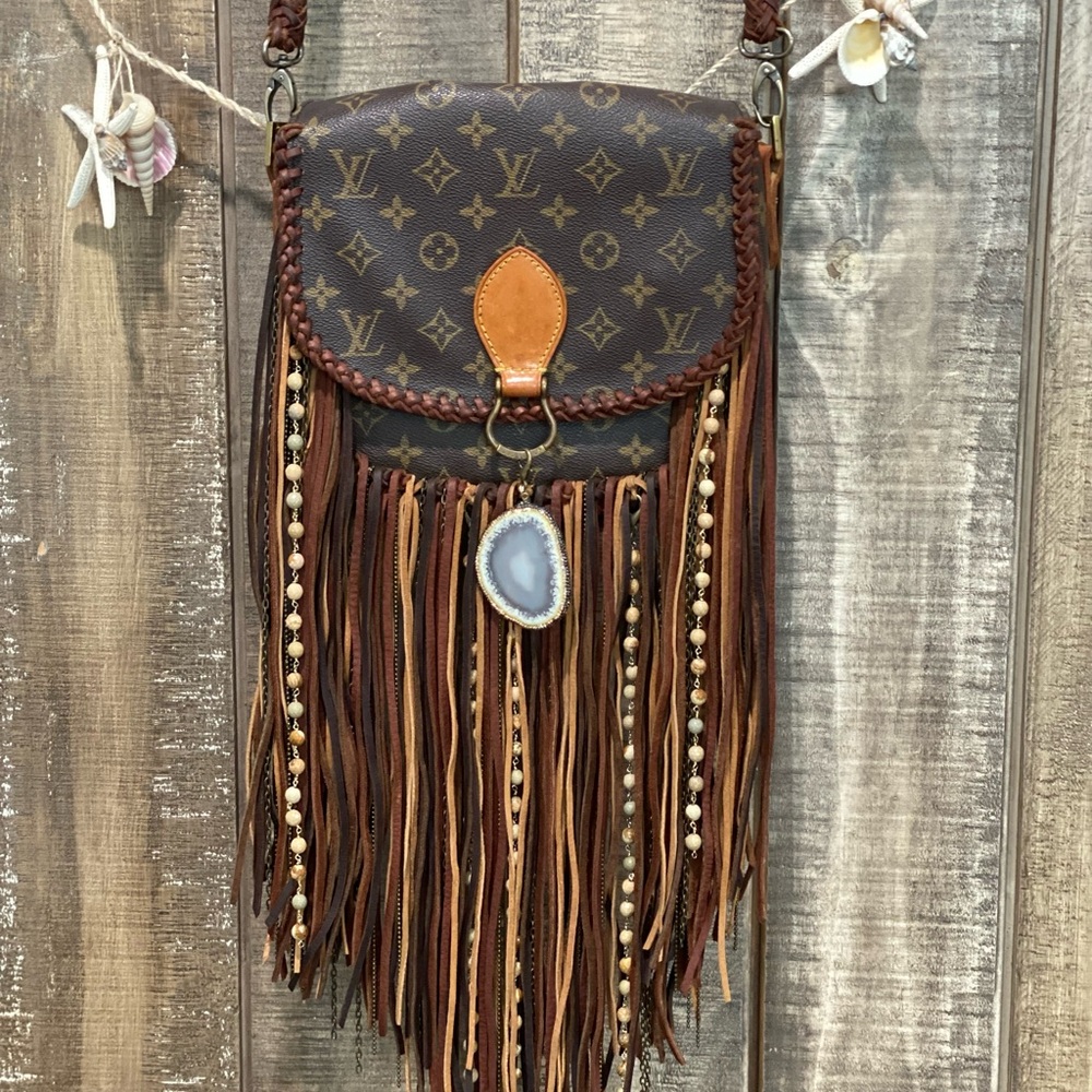 Louis Vuitton Boho world Traveler Crossbody Bag with Fringe